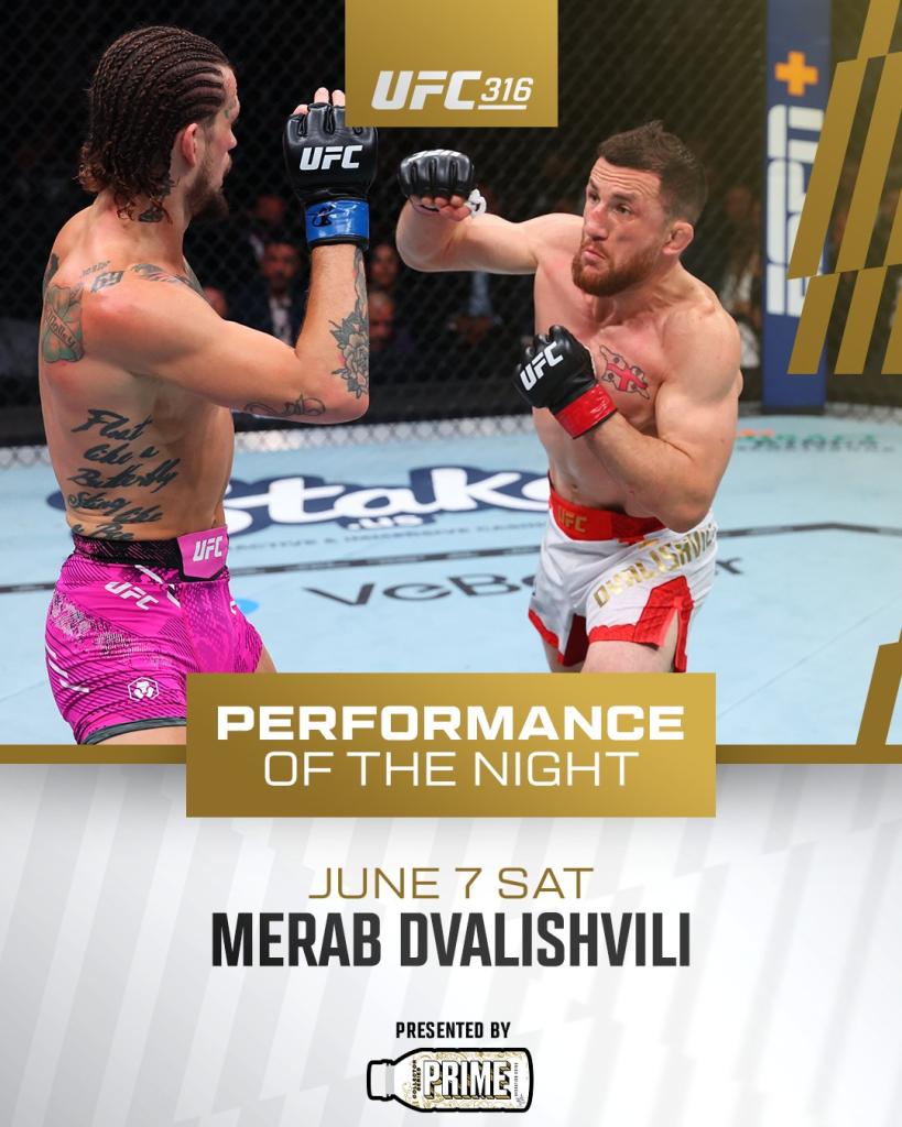 UFC 316 - Bonus de la soirée | Newark UFC 316 - Bonus de la soirée | Newark