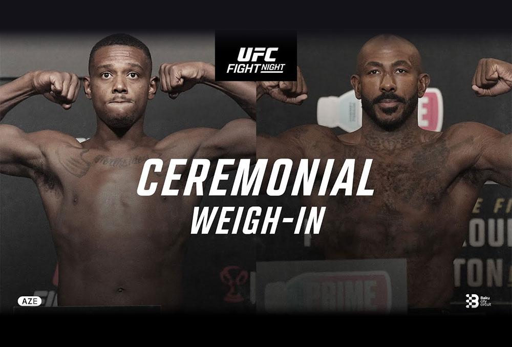 UFC on ABC 8 - La pesée cérémoniale | Baku