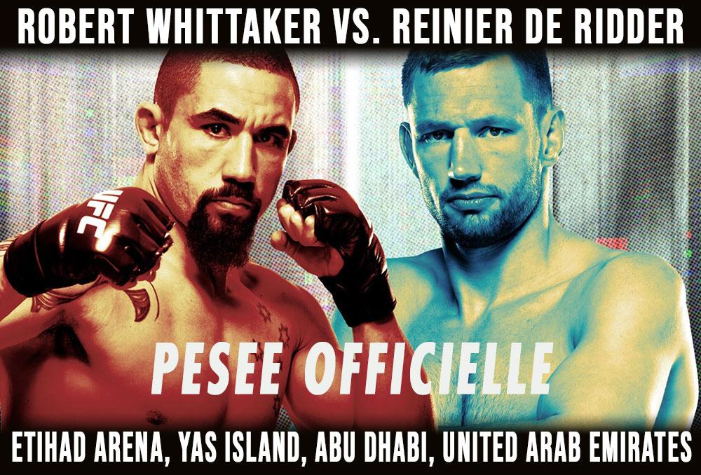 UFC on ABC 9 - La pesée : résultats, vidéos, faceoffs | Abu Dhabi UFC on ABC 9 - La pesée : résultats, vidéos, faceoffs | Abu Dhabi