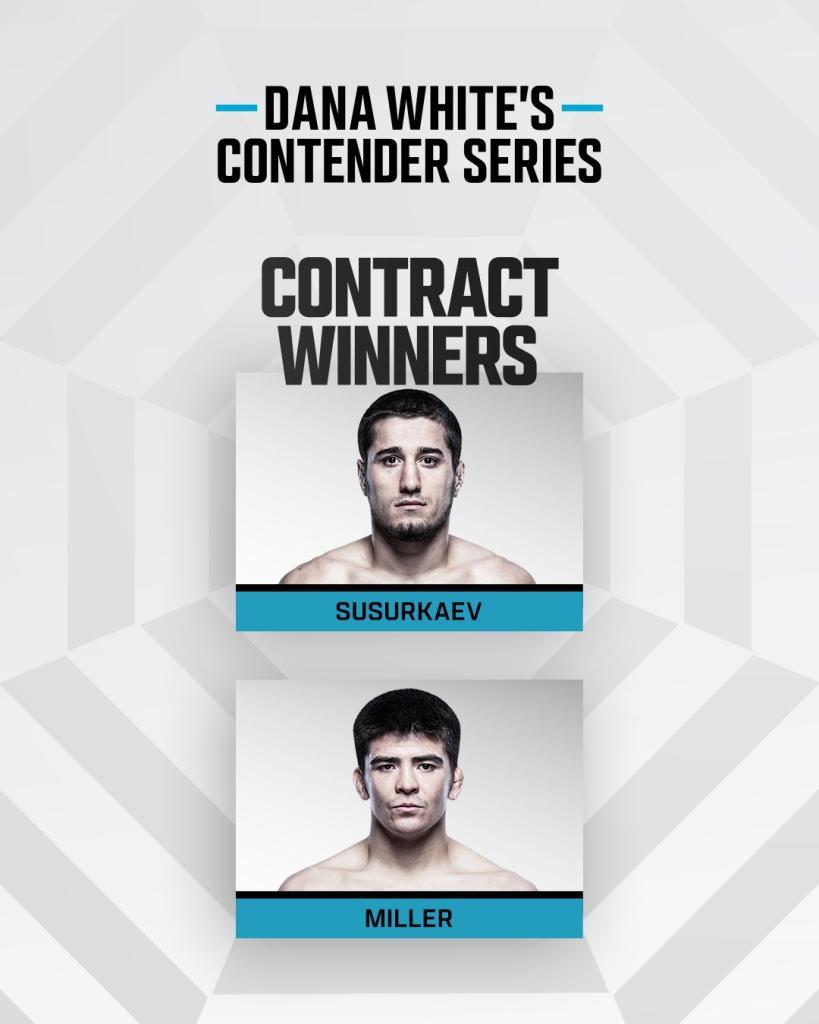 Dana White's Contender Series 77 : Dana White annonce les gagnants des contrats UFC Dana White's Contender Series 77 : Dana White annonce les gagnants des contrats UFC