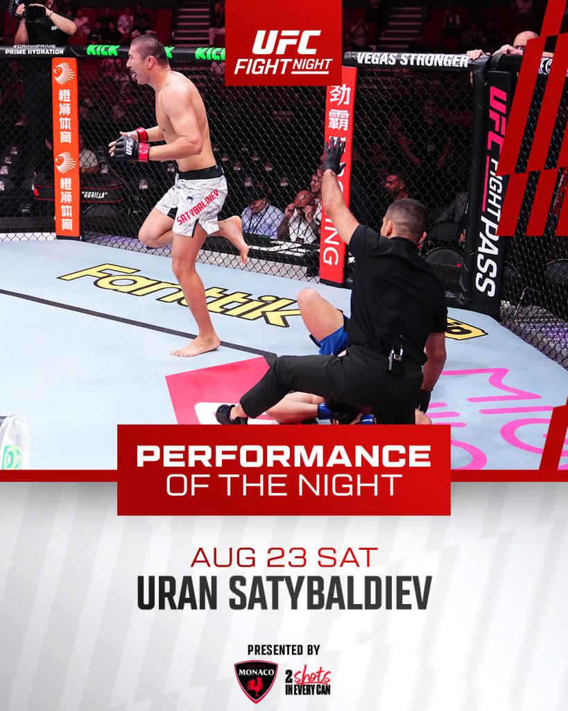 UFC on ESPN+ 115 - Bonus de combat | Shanghai UFC on ESPN+ 115 - Bonus de combat | Shanghai