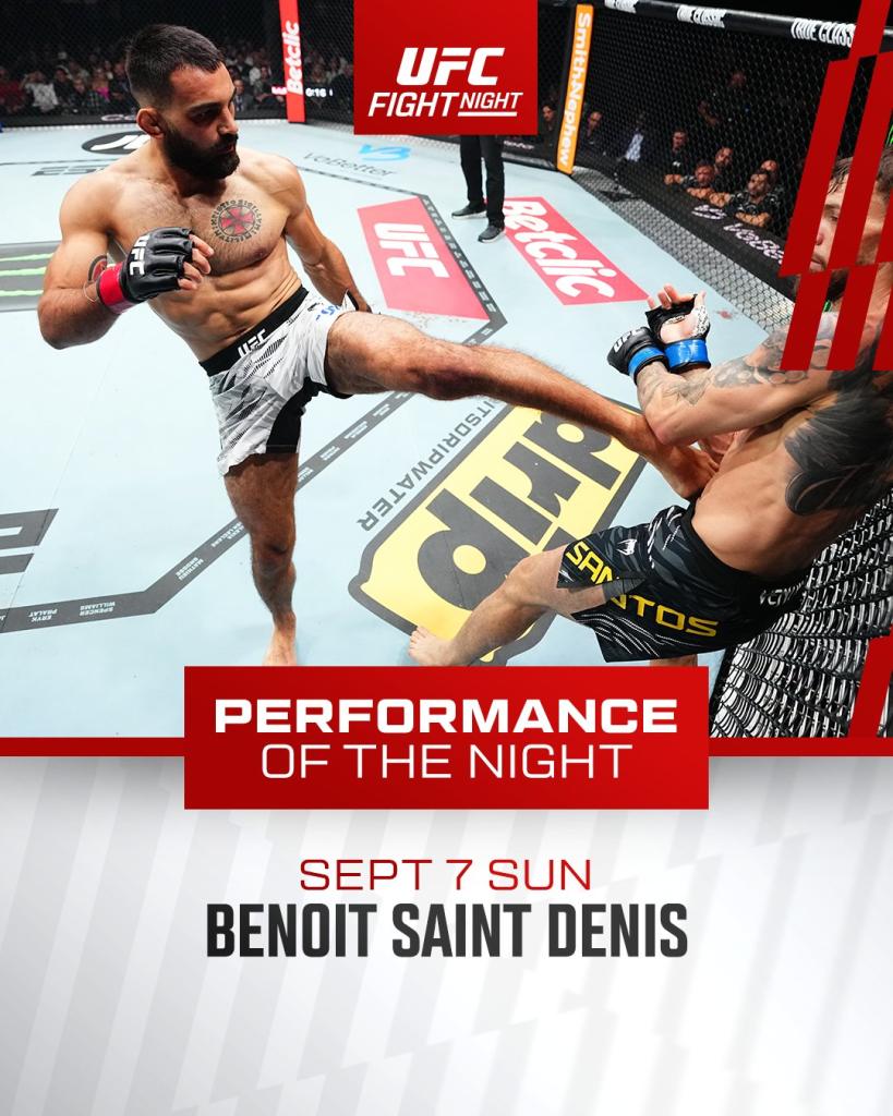 UFC on ESPN+ 116 - Bonus de combat | Paris UFC on ESPN+ 116 - Bonus de combat | Paris