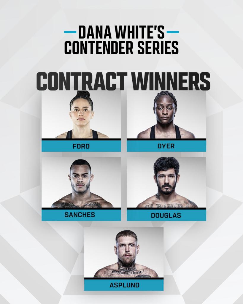 Dana White distribue cinq contrats UFC après une série de combats spectaculaires et mémorables | DWCS 81 Dana White distribue cinq contrats UFC après une série de combats spectaculaires et mémorables | DWCS 81