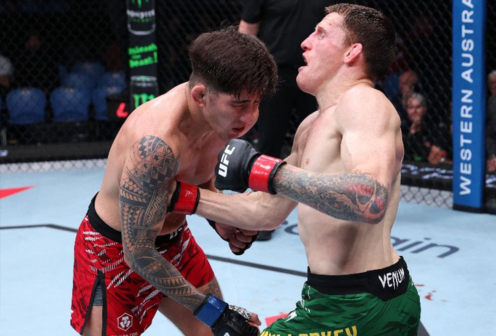 Jamie Mullarkey signe un retour victorieux et s'impose face à Rolando Bedoya par décision unanime | UFC Perth
