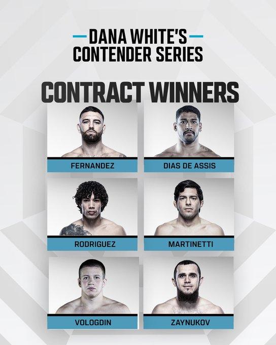 Pluie de contrats pour une soirée historique à l'UFC Apex de Las Vegas | DWCS 85 Pluie de contrats pour une soirée historique à l'UFC Apex de Las Vegas | DWCS 85