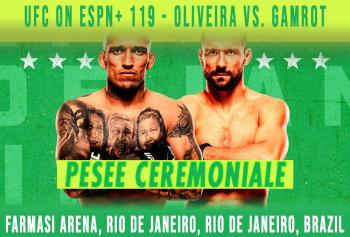 UFC on ESPN+ 119 - Pesée cérémoniale | Rio de Janeiro