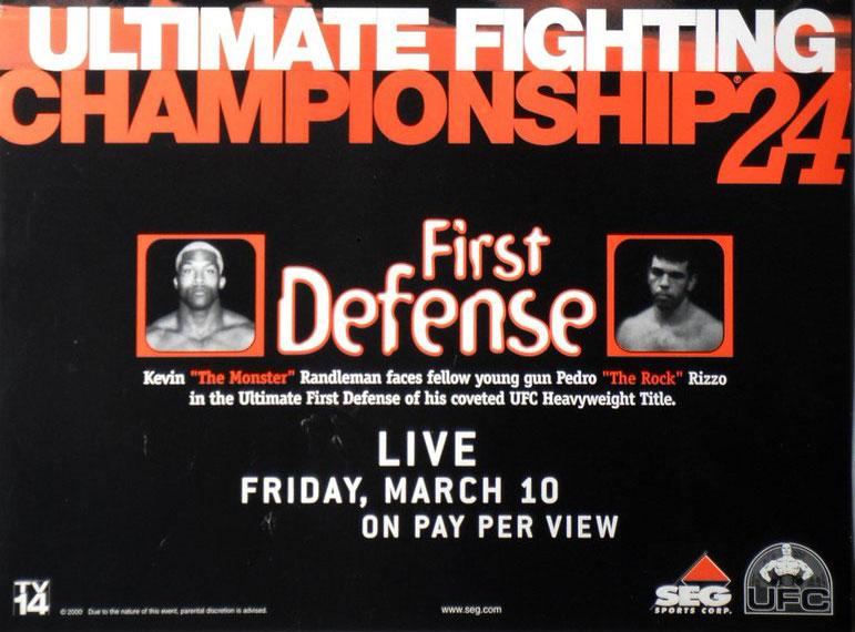 UFC 24 - Les posters et les affiches