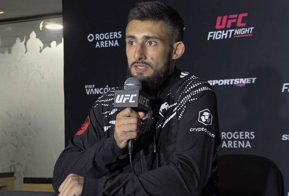 Charles Jourdain explique sa “puissante” guillotine pour vaincre Davey Grant | UFC Vancouver