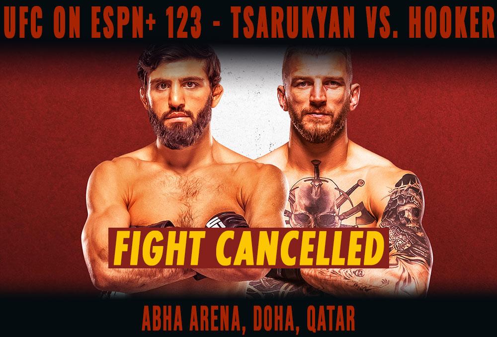 UFC on ESPN+ 123 - Combats annulés / reprogrammés | Doha