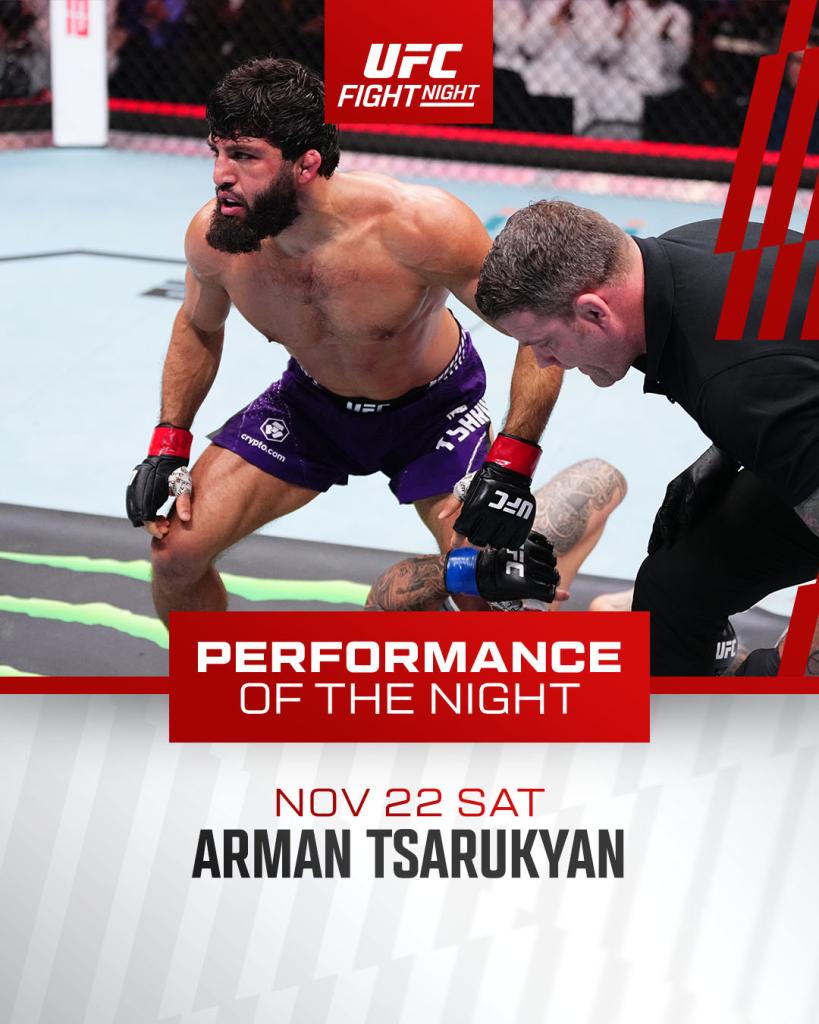 UFC on ESPN+ 123 - Bonus de la soirée | Doha UFC on ESPN+ 123 - Bonus de la soirée | Doha