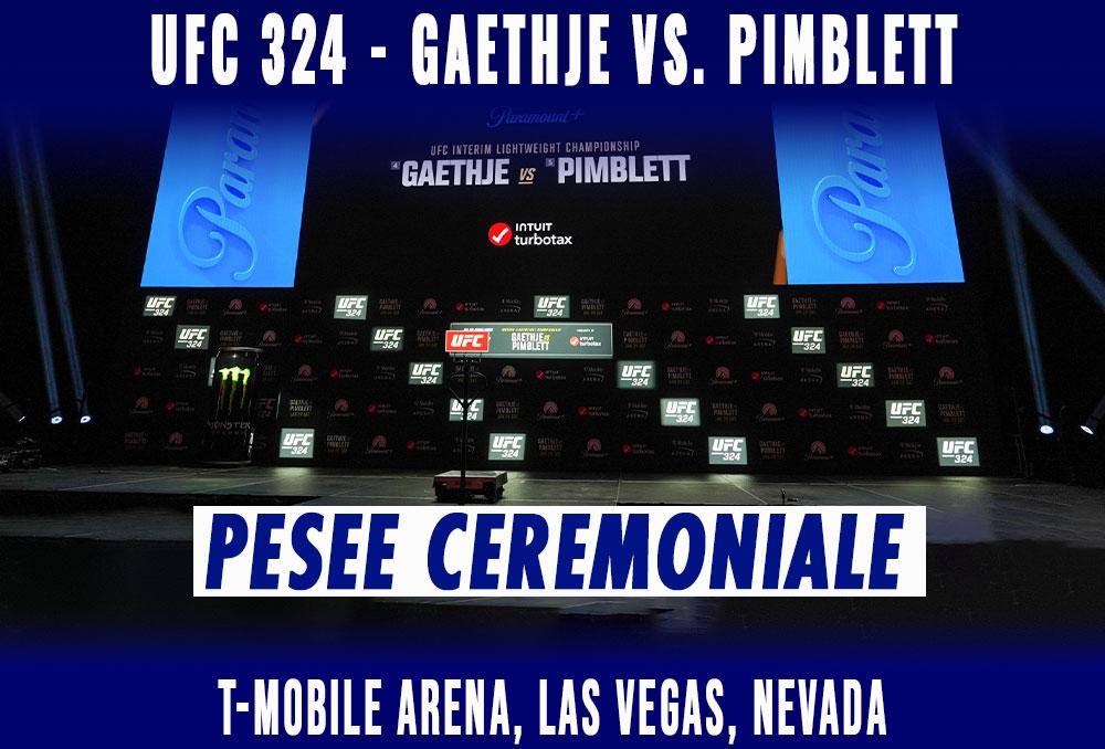 UFC 324 - Pesée cérémoniale | Las Vegas