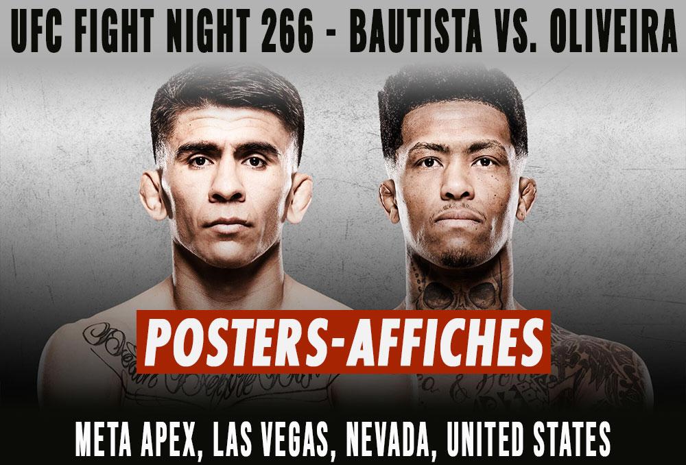 UFC Fight Night 266 - Les posters et les affiches | Las Vegas