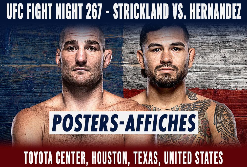 UFC Fight Night 267 - Les posters et les affiches | Houston