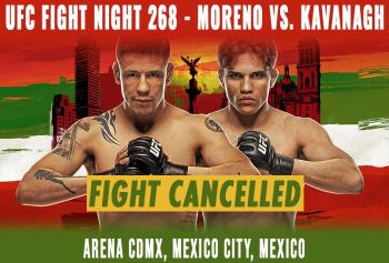 UFC Fight Night 268 - Combats annulés / reprogrammés | Mexico