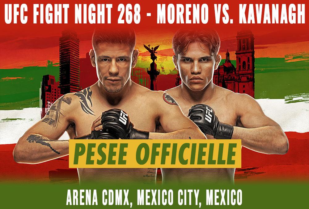 UFC Fight Night 268 - La pesée : résultats, vidéos, faceoffs | Mexico