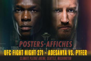 UFC Fight Night 271 - Les posters et les affiches | Seattle