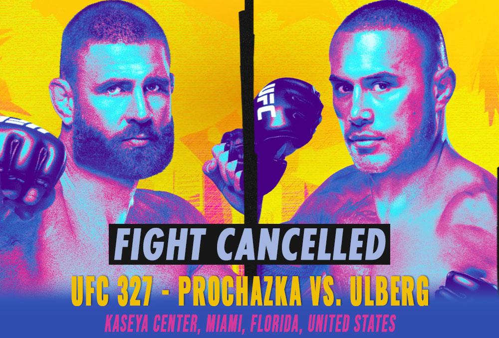 UFC 327 - Combats annulés / reprogrammés | Miami