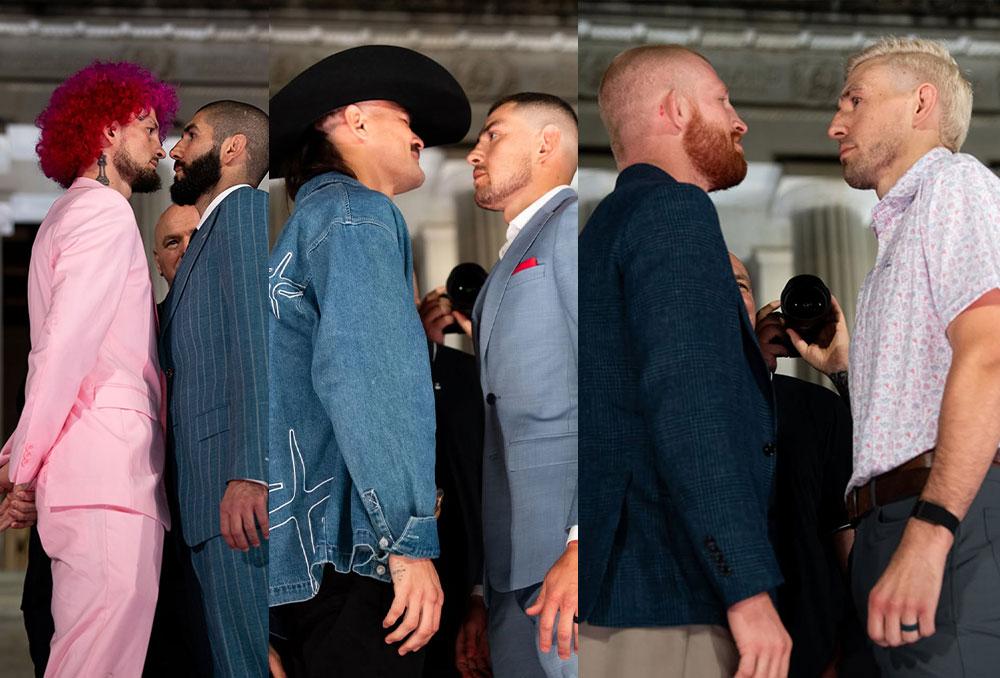 Conférence de presse d'avant combat : faceoffs | UFC Freedom 250