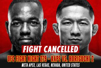 UFC Fight Night 279 - Combats annulés / reprogrammés