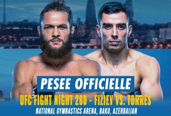 UFC Fight Night 280 - La pesée : résultats, vidéo | Baku