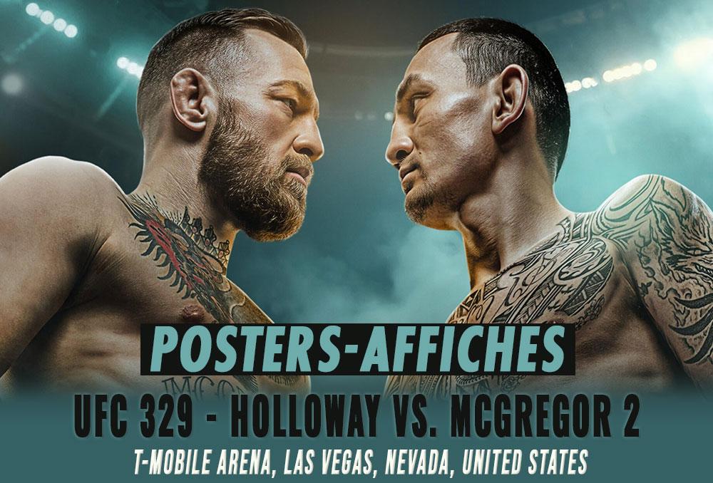 UFC 329 - Les posters et les affiches | Las Vegas