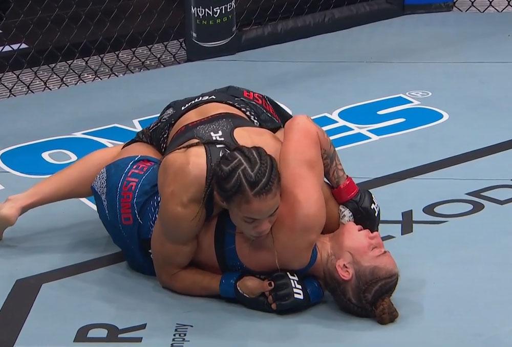UFC Oklahoma City: Dione Barbosa gagne par soumission au premier round face à Anna Melisano
