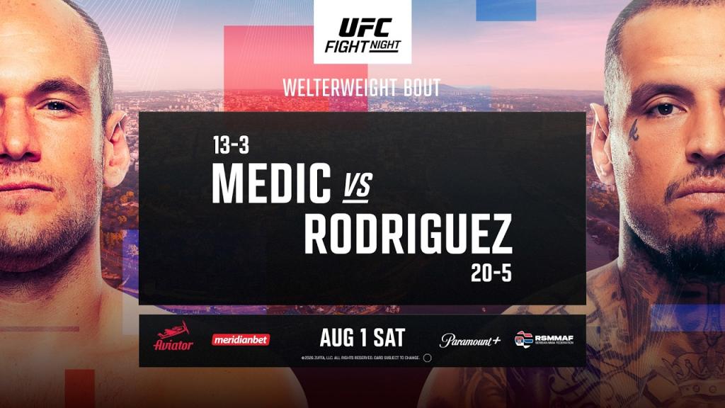 UFC Belgrade: Medic vs Rodriguez | Fight Promo