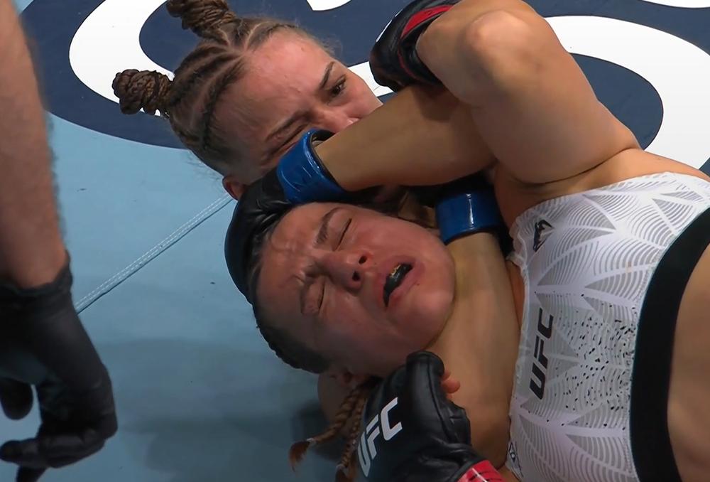UFC Belgrade : Stephanie Luciano refroidit le public en soumettant Marina Spasic au premier round