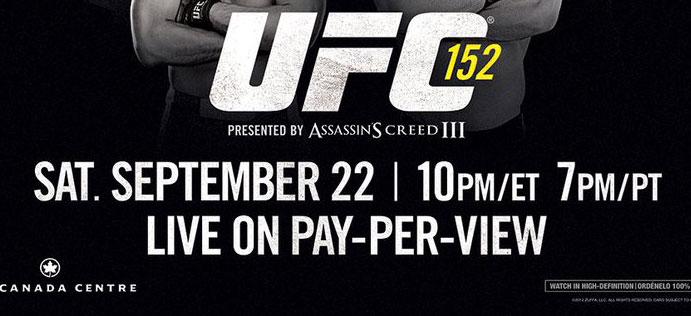UFC 152 - Les posters et les affiches à Toronto