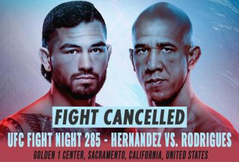 UFC Fight Night 285 - Combats annulés / reprogrammés | UFC Sacramento