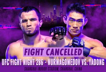 UFC Fight Night 286 - Combats annulés / reprogrammés | Shanghai