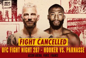 UFC Fight Night 287 - Combats annulés / reprogrammés | Paris
