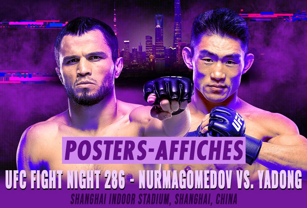 UFC Fight Night 286 - Les posters et les affiches | Shanghai