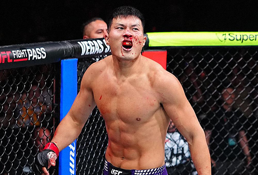 UFC Shanghai : Liu Ce fait exploser la salle avec un terrible KO au premier round face à Levi Rodrigues Jr.
