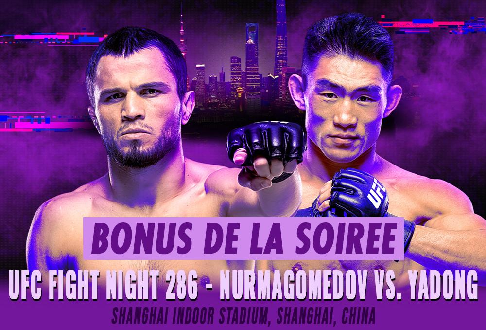 UFC Fight Night 286 - Bonus de la soirée | Shanghai