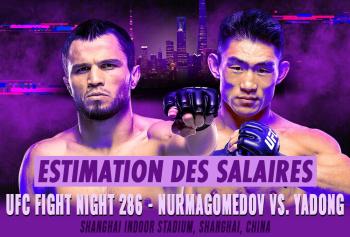 UFC Fight Night 286 - Les salaires (estimation) | Shanghai
