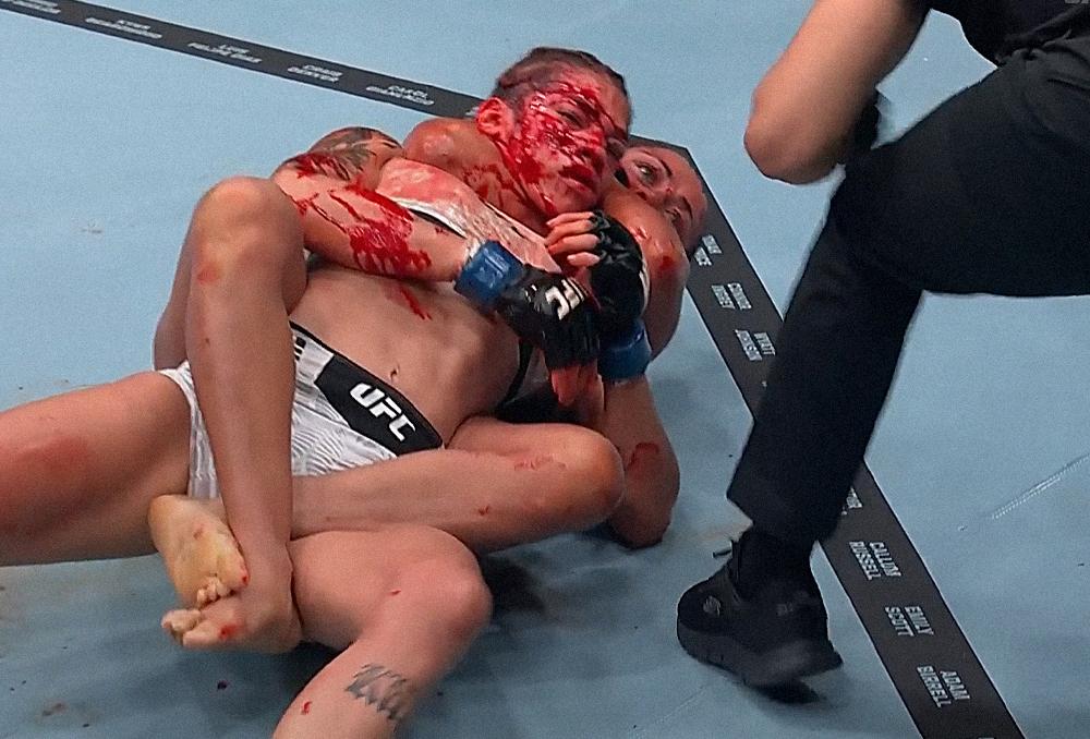 UFC Paris : Débuts parfaits pour Delphine Benouaich, victorieuse par soumission face à Sofia Montenegro
