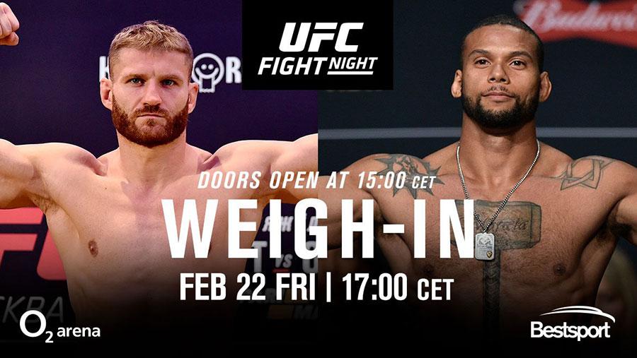 UFC ON ESPN+ 3 - La pesée