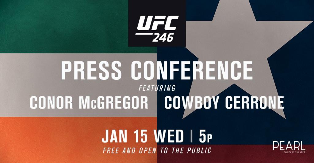 UFC 246 - Conférence de presse d'avant combat