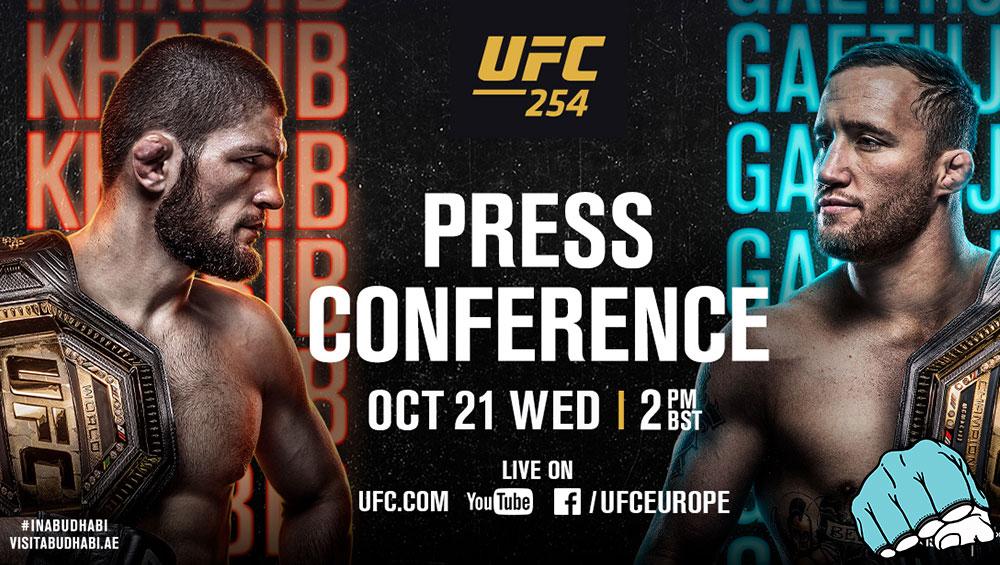 UFC 254 - Conférence de presse d'avant combats