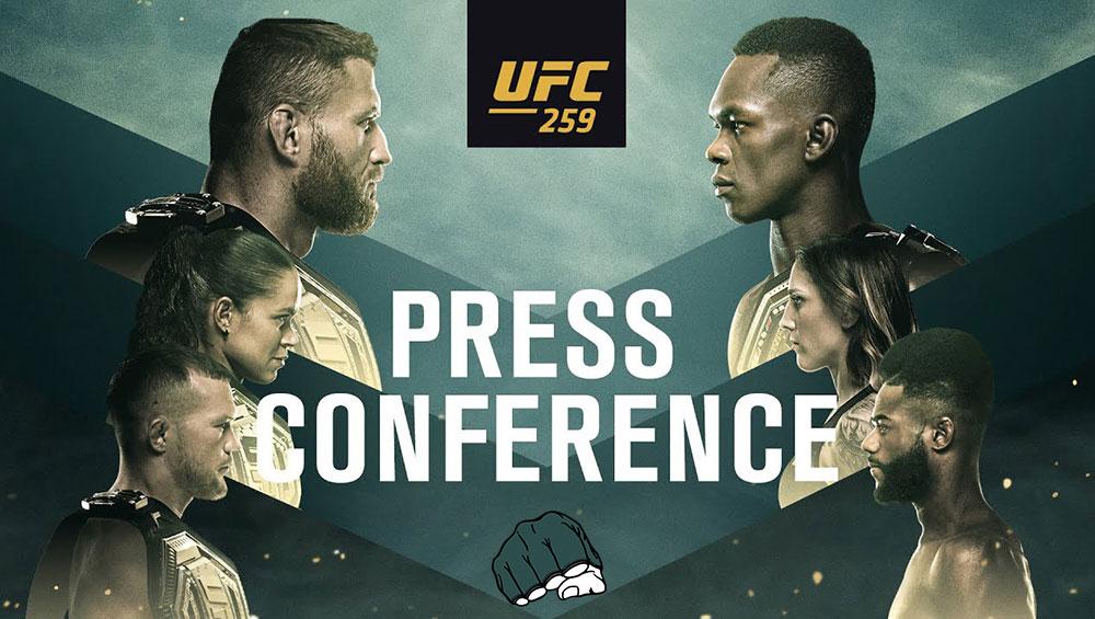 UFC 259 - Conférence de presse d'avant combat
