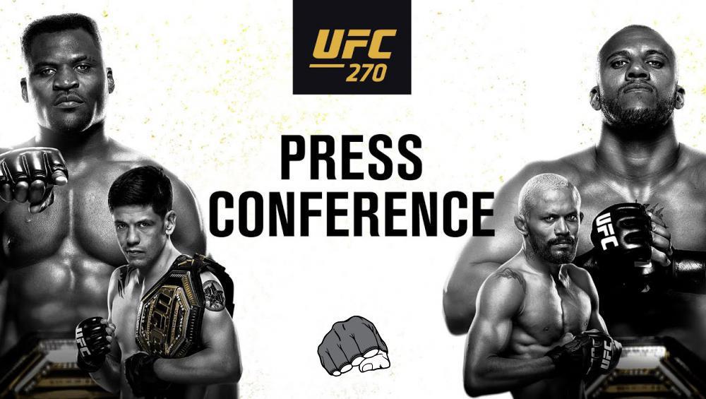 UFC 270 - Conférence de presse d'avant combats