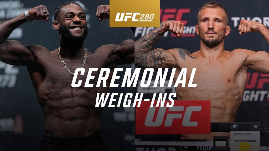 UFC 280 - La pesée cérémoniale