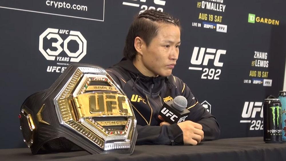 Weili Zhang  est ouverte à un affrontement contre Yan Xiaonan | UFC 292