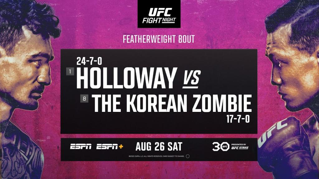UFC on ESPN+ 83 - Holloway vs The Korean Zombie : Fight Promo | Singapore