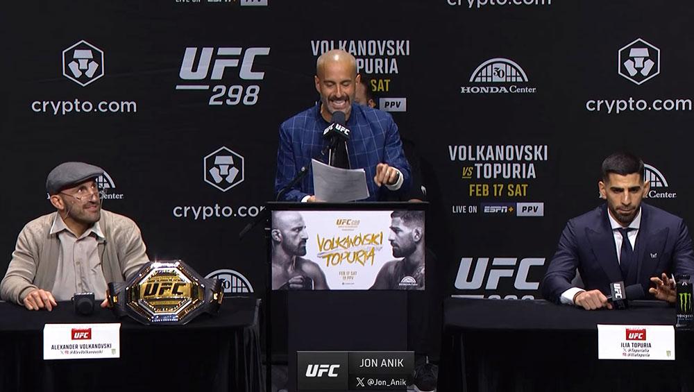 UFC 298 - Conférence de presse : vidéo, photos, faceoffs | Anaheim