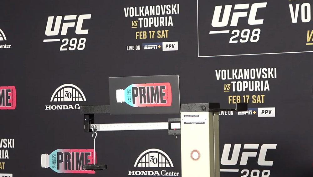 UFC 298 - La pesée : résultats, vidéos, photos, faceoffs | Anaheim