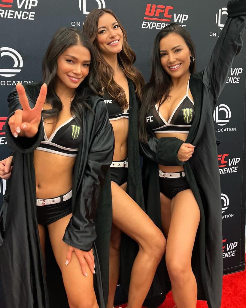 UFC on ESPN+ 97 - Les Rings girls : Red Dela Cruz, Vanessa Hanson, Luciana Andrade | Las Vegas