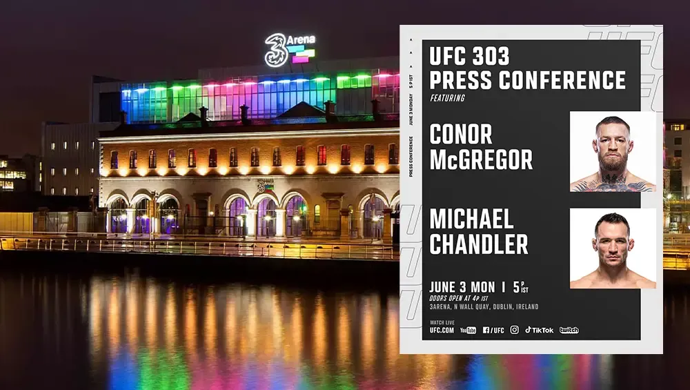 Conor McGregor vs. Michael Chandler : Première conférence de presse pour l'UFC 303 à Dublin