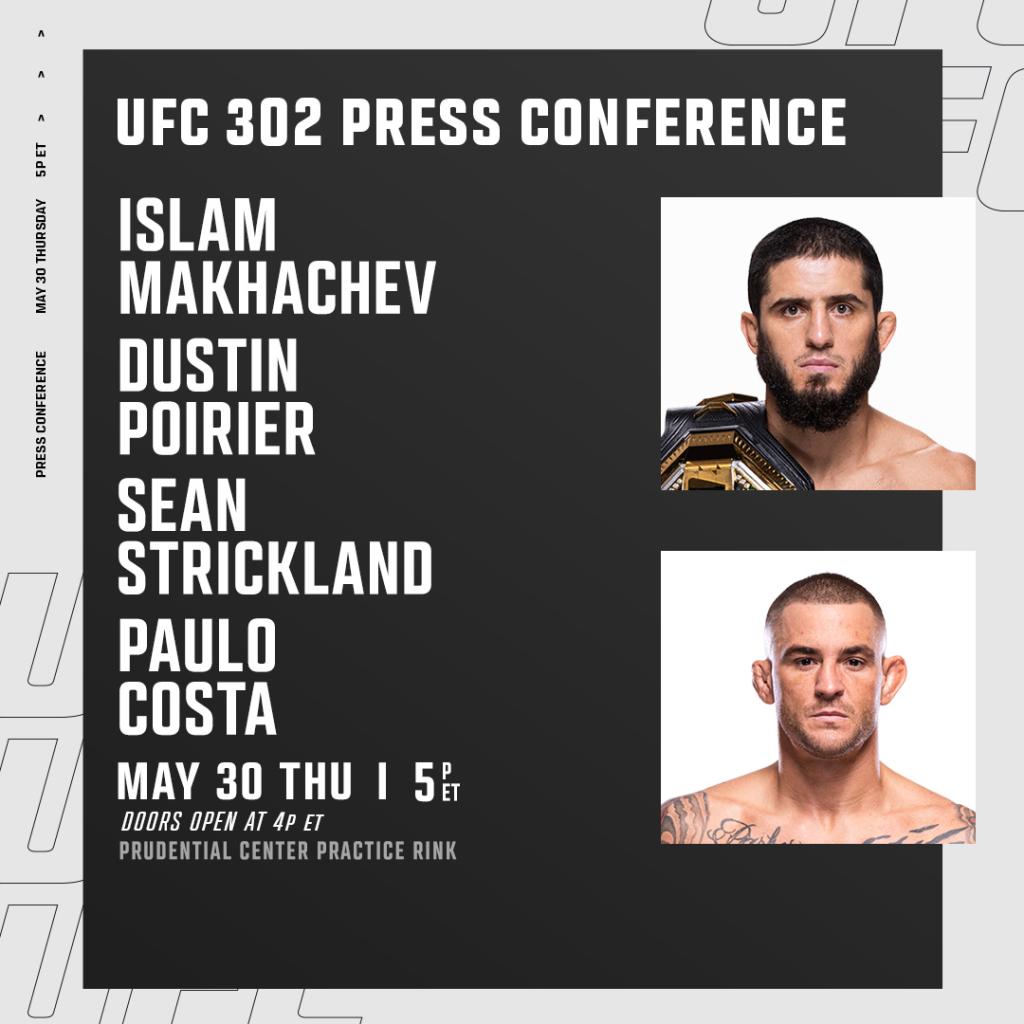 UFC 302 - Conférence de presse d'avant combat | Newark